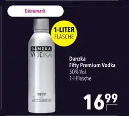 Citti Danzka Fifty Premium Vodka 50% Vol. 1-I-Flasche tilbud