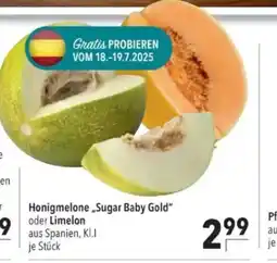 Citti Honigmelone „Sugar Baby Gold" oder Limelon tilbud