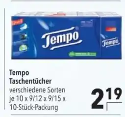 Citti Tempo Taschentücher verschiedene Sorten je tilbud