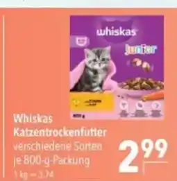 Citti Whiskas Katzentrockenfutter verschiedene tilbud