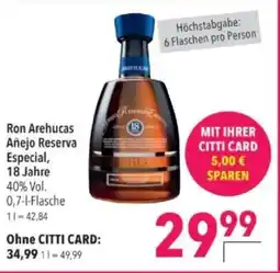 Citti Ron Arehucas Añejo Reserva tilbud