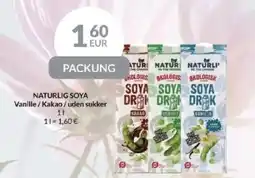 Nielsen's Discount NATURLIG SOYA Vanille/Kakao/uden sukker tilbud