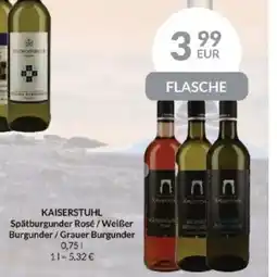 Nielsen's Discount KAISERSTUHL Spätburgunder Rosé/Weißer Burgunder / Grauer Burgunder tilbud