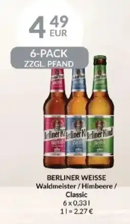 Nielsen's Discount BERLINER WEISSE Waldmeister/Himbeere / Classic tilbud