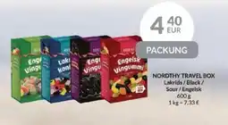 Nielsen's Discount NORDTHY TRAVEL BOX Lakrids/Black/ Sour/Engelsk tilbud