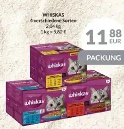 Nielsen's Discount WHISKAS 4 verschiedene Sorten tilbud