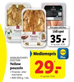 Lidl Yellow poussin tilbud