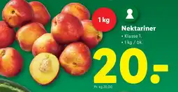 Lidl Nektariner tilbud