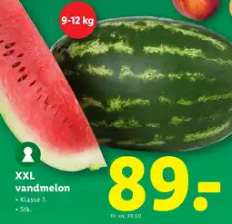 Lidl Xxl vandmelon tilbud