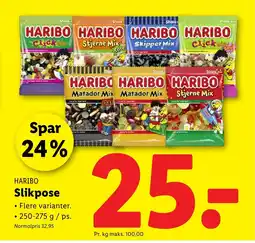 Lidl HARIBO Slikpose tilbud