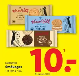 Lidl KAREN VOLF Småkager tilbud