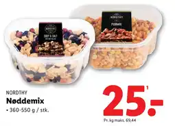 Lidl NORDTHY Nøddemix tilbud