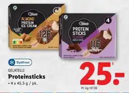 Lidl GELATELLI Proteinsticks tilbud