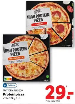 Lidl TRATTORIA ALFREDO Proteinpizza tilbud