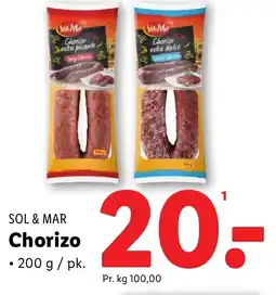 Lidl SOL & MAR Chorizo tilbud