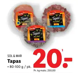 Lidl SOL & MAR Tapas tilbud