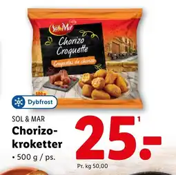 Lidl SOL & MAR Chorizo- kroketter tilbud