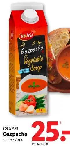 Lidl SOL & MAR Gazpacho tilbud