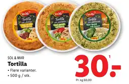 Lidl SOL & MAR Tortilla tilbud