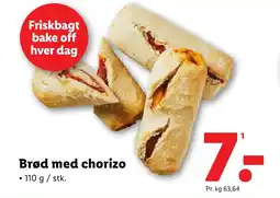 Lidl Brød med chorizo tilbud