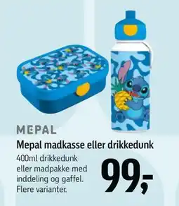 Føtex Mepal madkasse eller drikkedunk, DKK 99 tilbud