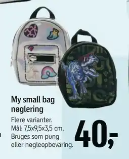 Føtex My small bag nøglering, DKK 40 tilbud