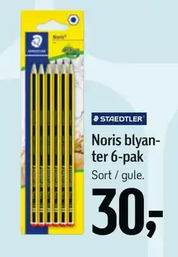 Føtex Noris blyanter 6-pak, DKK 30 tilbud