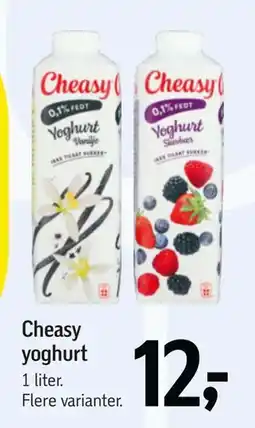 Føtex Cheasy yoghurt, DKK 12 tilbud