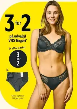 Føtex 3 for 2 på udvalgt VRS lingeri tilbud