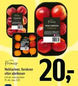 Føtex Nektariner, ferskner eller abrikoser, DKK 20 tilbud