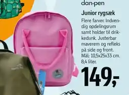 Føtex Junior rygsæk, DKK 149 tilbud