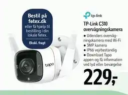 Føtex TP-Link C310 overvågningskamera, DKK 229 tilbud