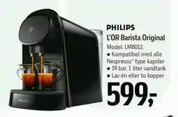 Føtex L’OR Barista Original, DKK 599 tilbud