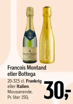 Føtex Francois Montand eller Bottega, DKK 30 tilbud