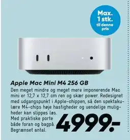 Bilka Apple Mac Mini M4 256 GB, DKK 4999 tilbud