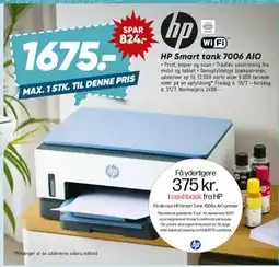 Bilka HP Smart tank 7006 AIO, DKK 1675 tilbud