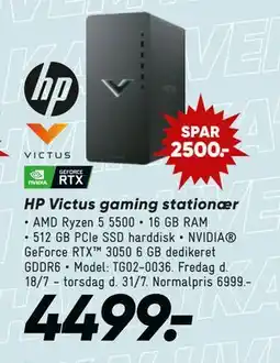 Bilka HP Victus gaming stationær, DKK 4499 tilbud