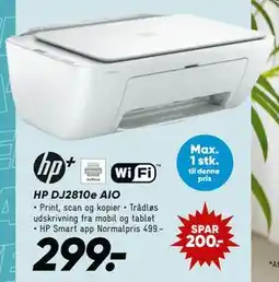 Bilka HP DJ2810e AIO, DKK 299 tilbud