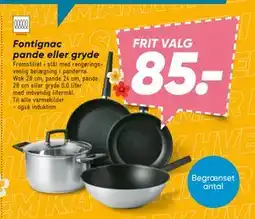 Bilka Fontignac pande eller gryde, DKK 85 tilbud