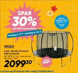 Bilka Nordic Premium 366 trampolin, DKK 2099.3 tilbud