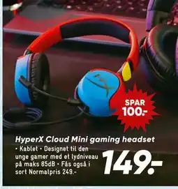Bilka HyperX Cloud Mini gaming headset, DKK 149 tilbud
