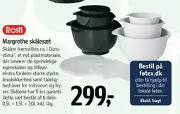 Føtex Margrethe skålesæt, DKK 299 tilbud