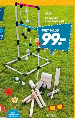 Bilka Kongespil eller stigegolf, DKK 99 tilbud