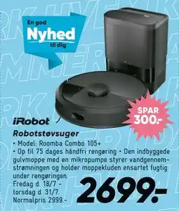 Bilka Robotstøvsuger, DKK 2699 tilbud