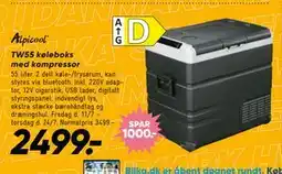Bilka TW55 køleboks med kompressor, DKK 2499 tilbud