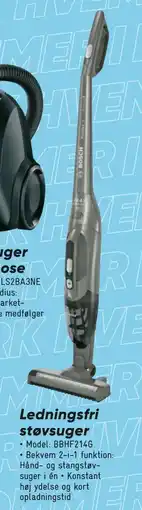 Bilka Ledningsfri støvsuger, DKK 799 tilbud