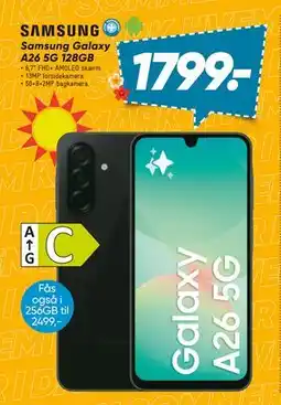 Bilka Samsung Galaxy A26 5G 128GB, DKK 1799 tilbud