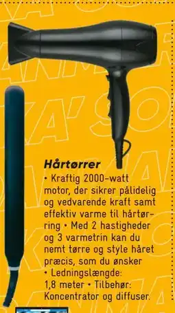 Bilka Hårtørrer, DKK 85 tilbud