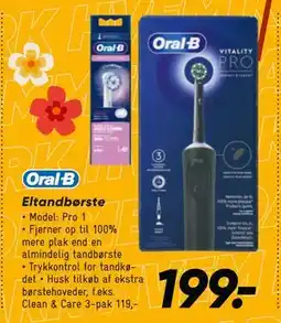 Bilka Eltandbørste, DKK 199 tilbud