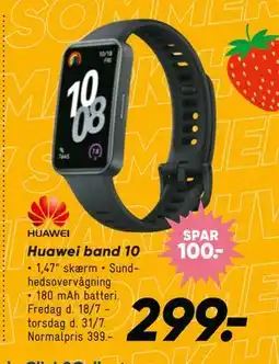 Bilka Huawei band 10, DKK 299 tilbud